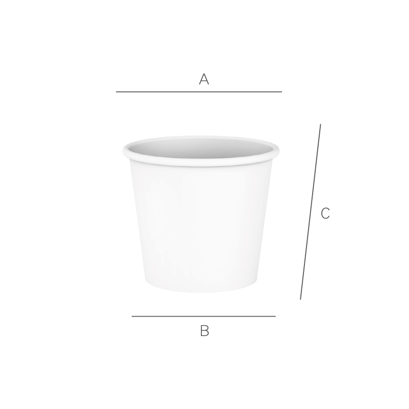 Coated paper cup